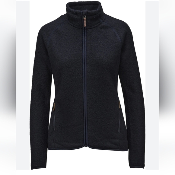 Smartwool Women's Hudson Trail Full Zip Fleece In Navy Blue Size Large - Picture 12 of 12